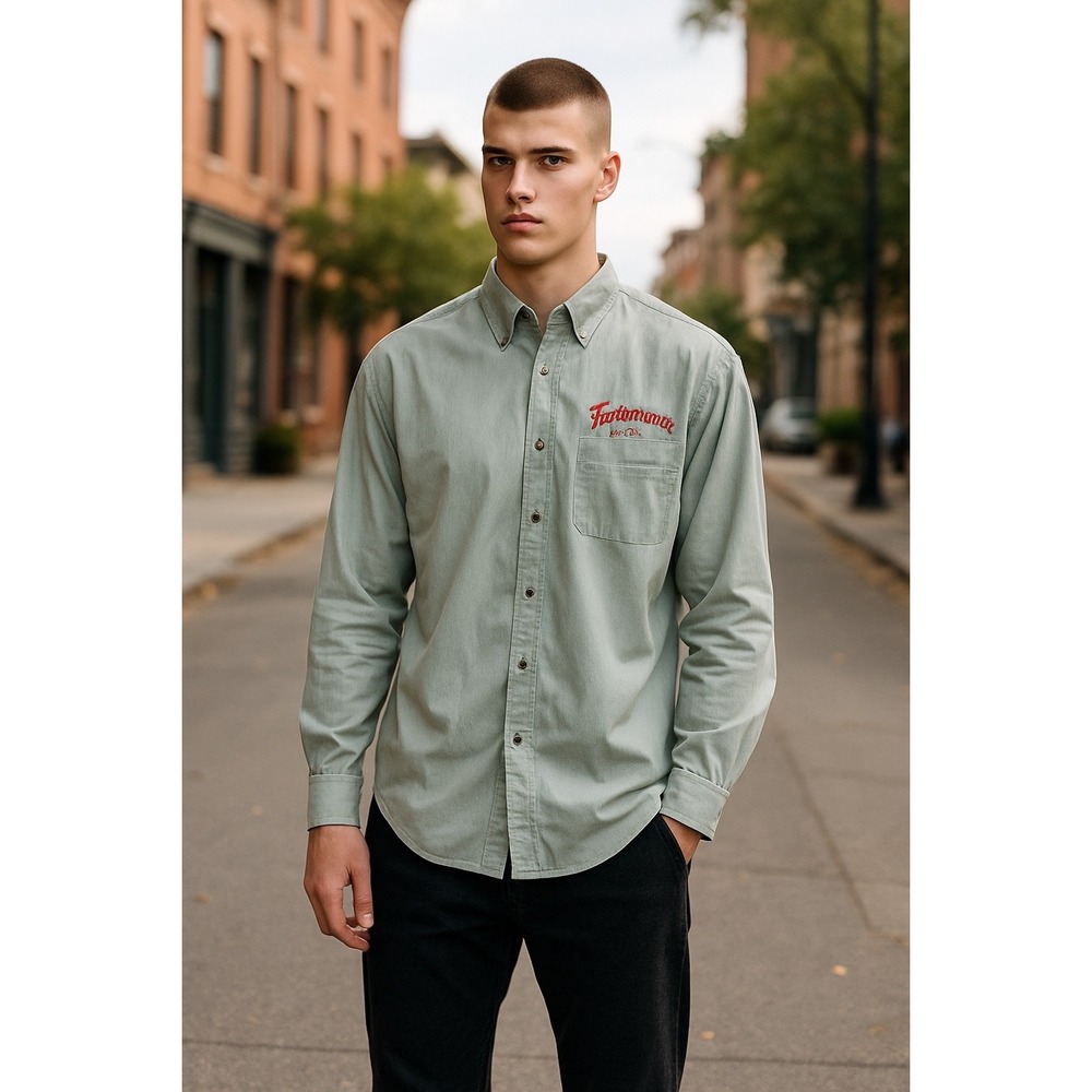 Chestnut Hill Performance Button Down‎ Shirt Frankemuth Brewery XL Mens